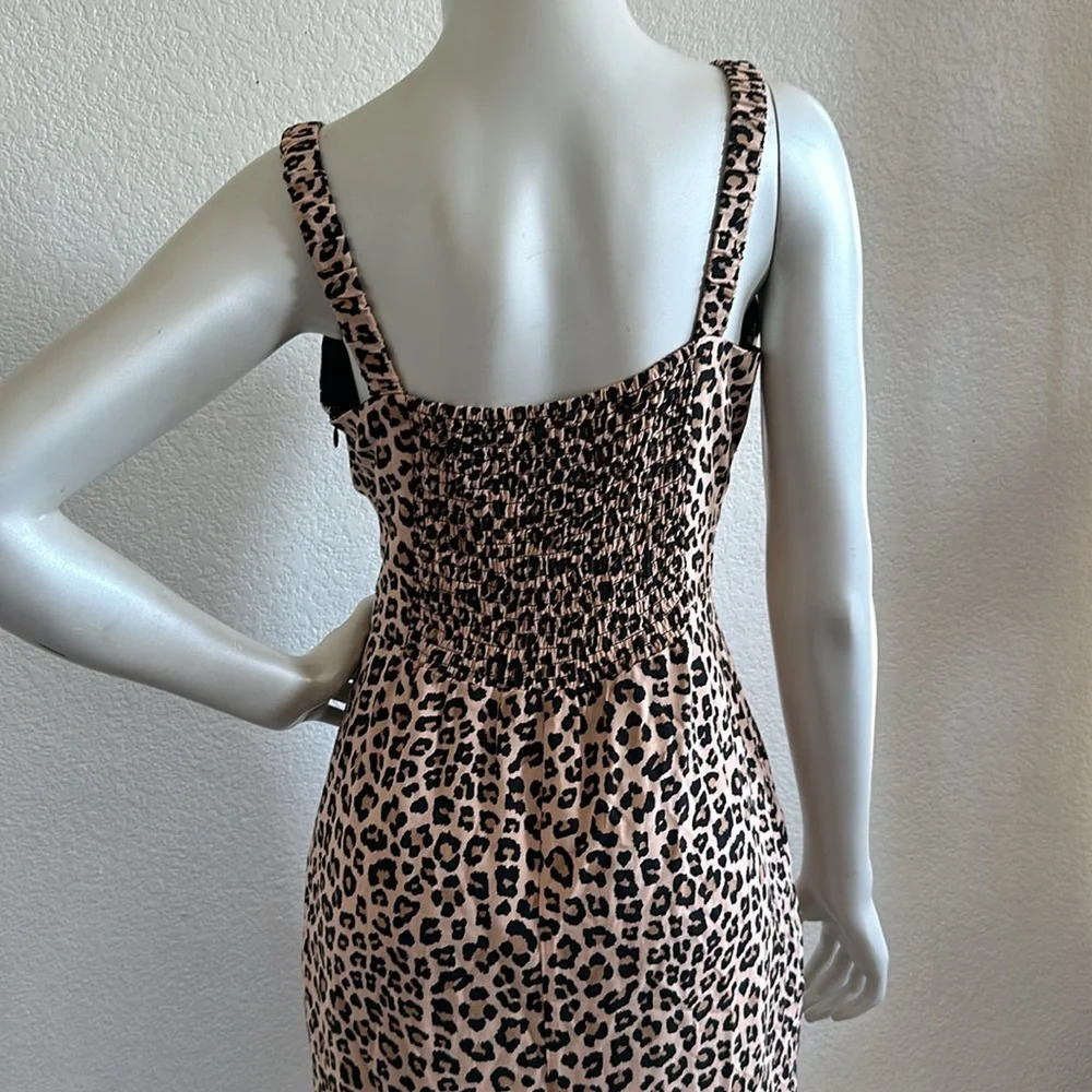 Code X Mode Leopard Print Midi Sundress - image 7